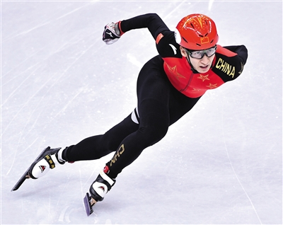 平昌冬奥会冠军武大靖是中国短道队领军人物.