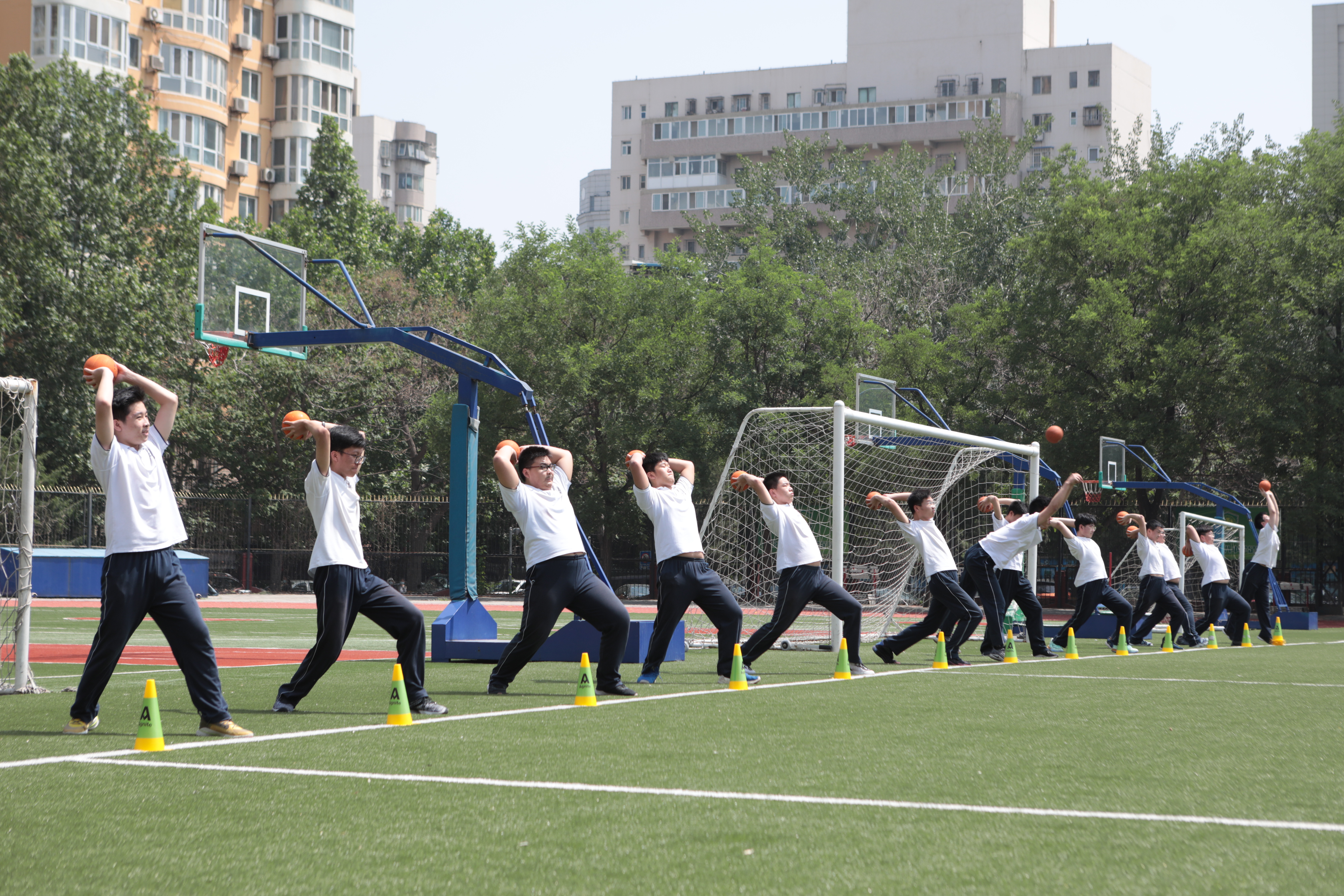 6月10日北京中考体育迎首考,学生随堂测,完成即得分