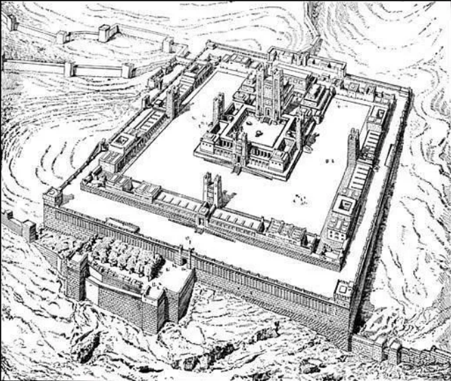 文化3 人生拼图 所罗门王的圣殿,就像中国古代的明堂一样,不仅是对