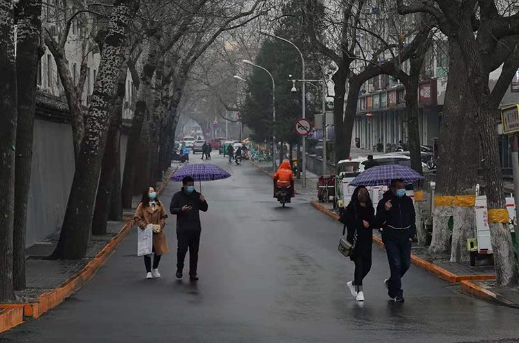 京城迎春雨温度下降 夜间还有雨夹雪