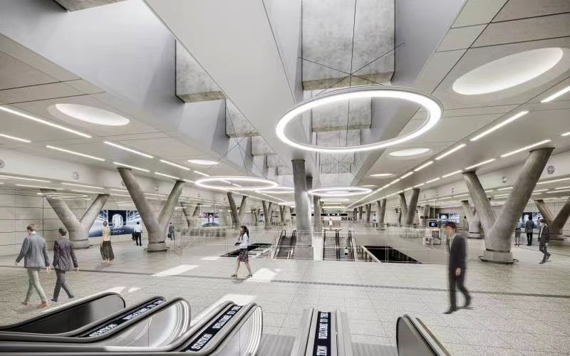 丽泽商务区站今日封顶 地铁14号线预计年底将全线贯通