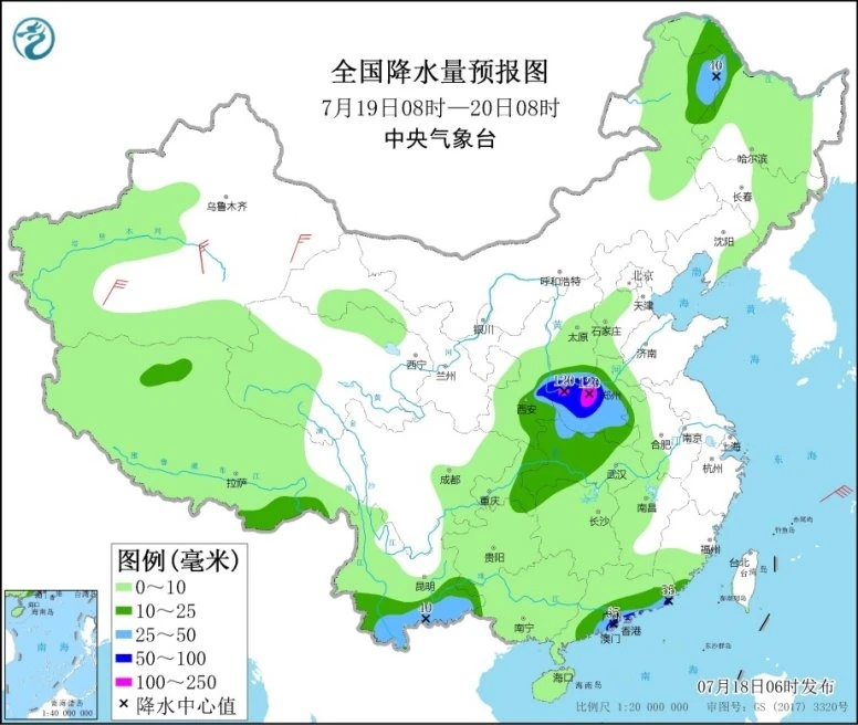 全市最大降水量出现在门头沟,北京这轮降雨23日才能停