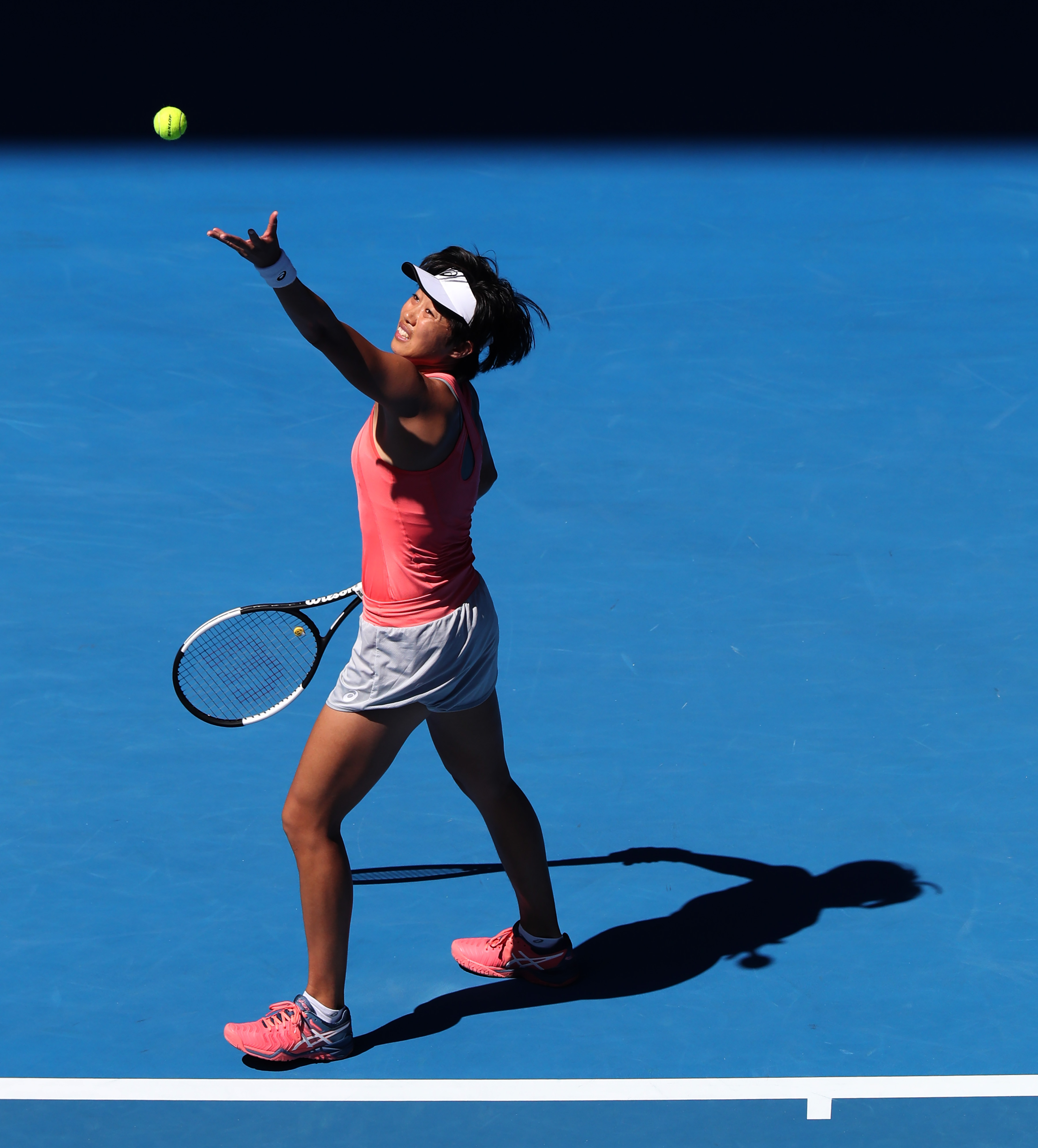 张帅止步澳网女单第3轮。图/Ron Angle