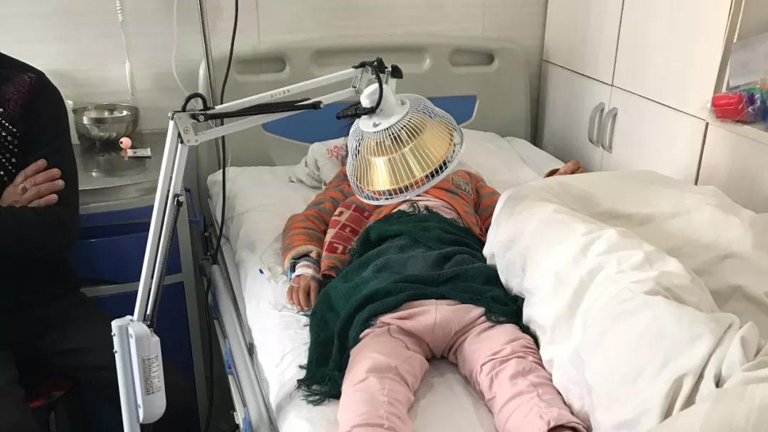 1月16日,赵丹(化名)在和盛医院。新京报记者王福艳 摄