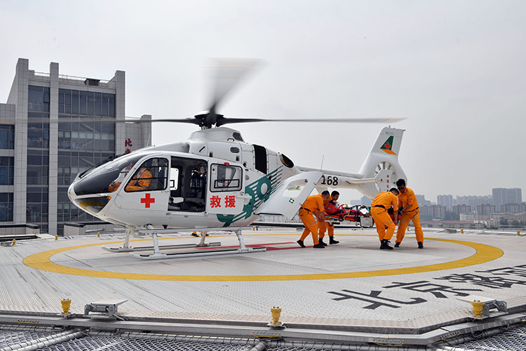 北京城市副中心空中救援绿色通道建成 |组图