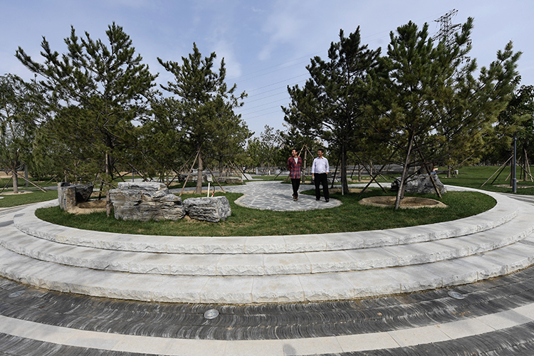 朝阳小武基公园开放 老旧厂房华丽转型|组图