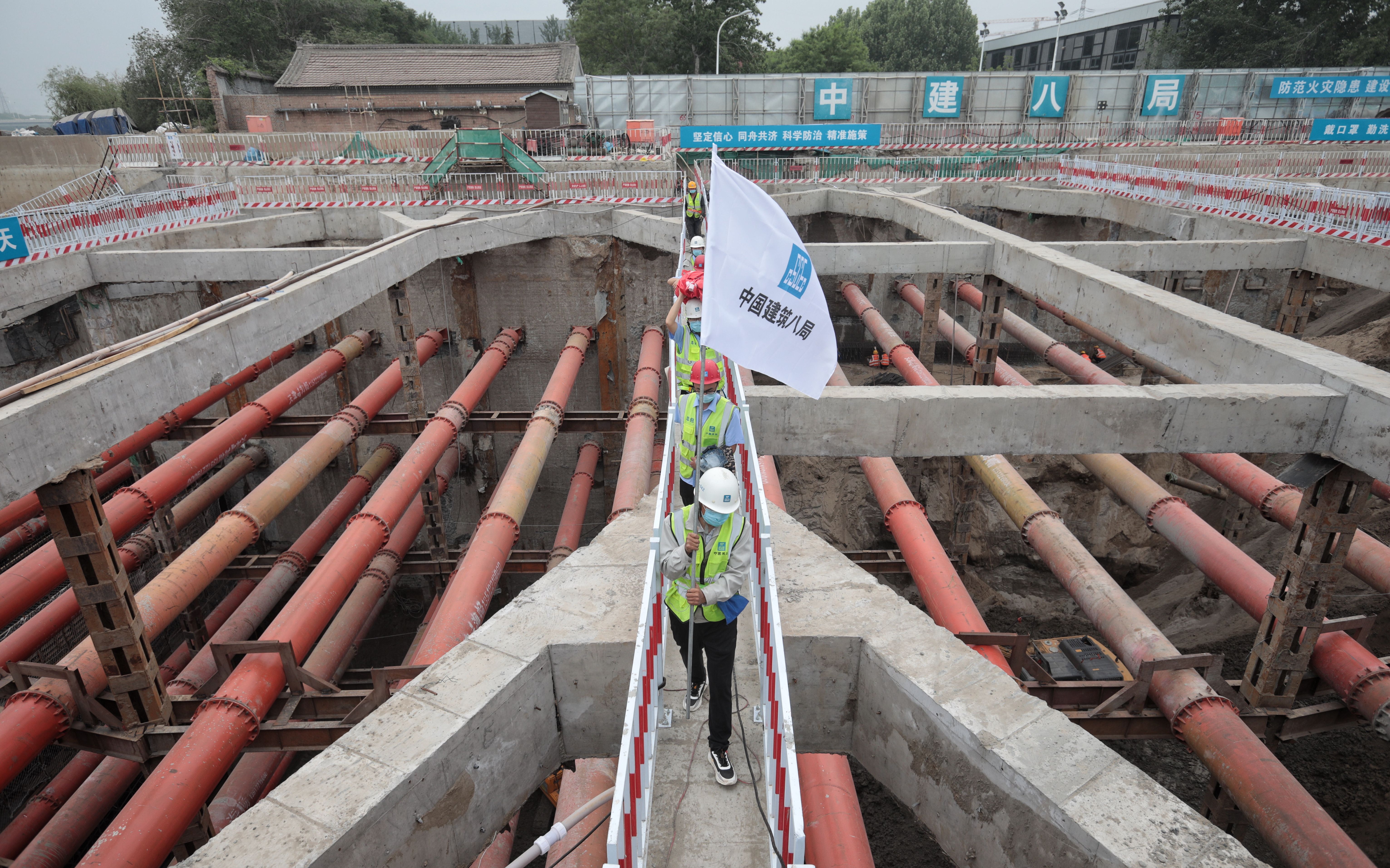 广渠路东延下穿北运河隧道实现贯通,预计今年底通车