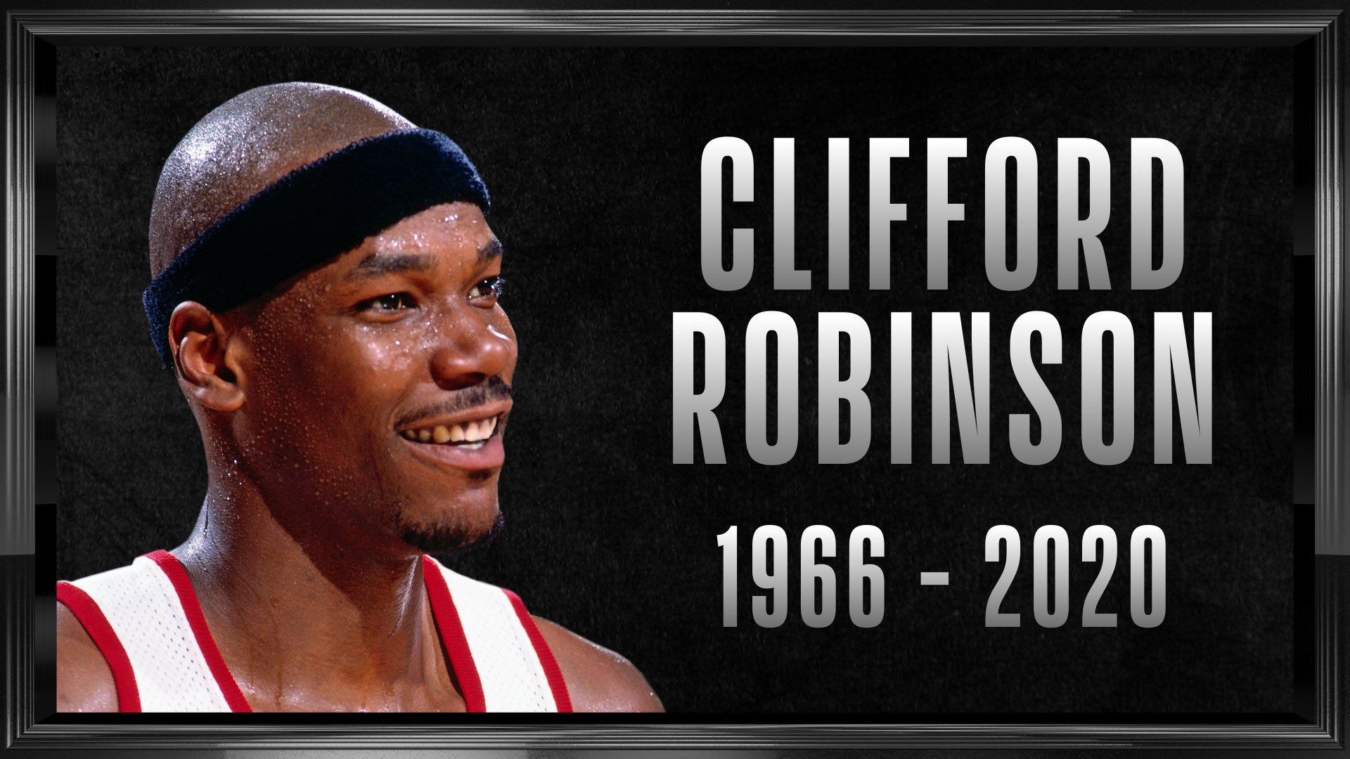 NBA“铁人”罗宾逊离世，开拓者赛前悼念他和“黑豹”