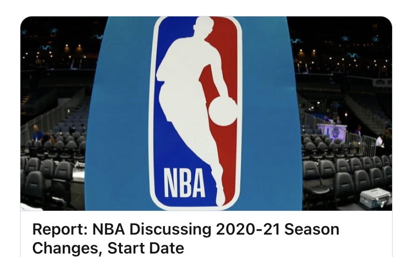 NBA商討新賽季賽程，常規(guī)賽縮水是大概率事件