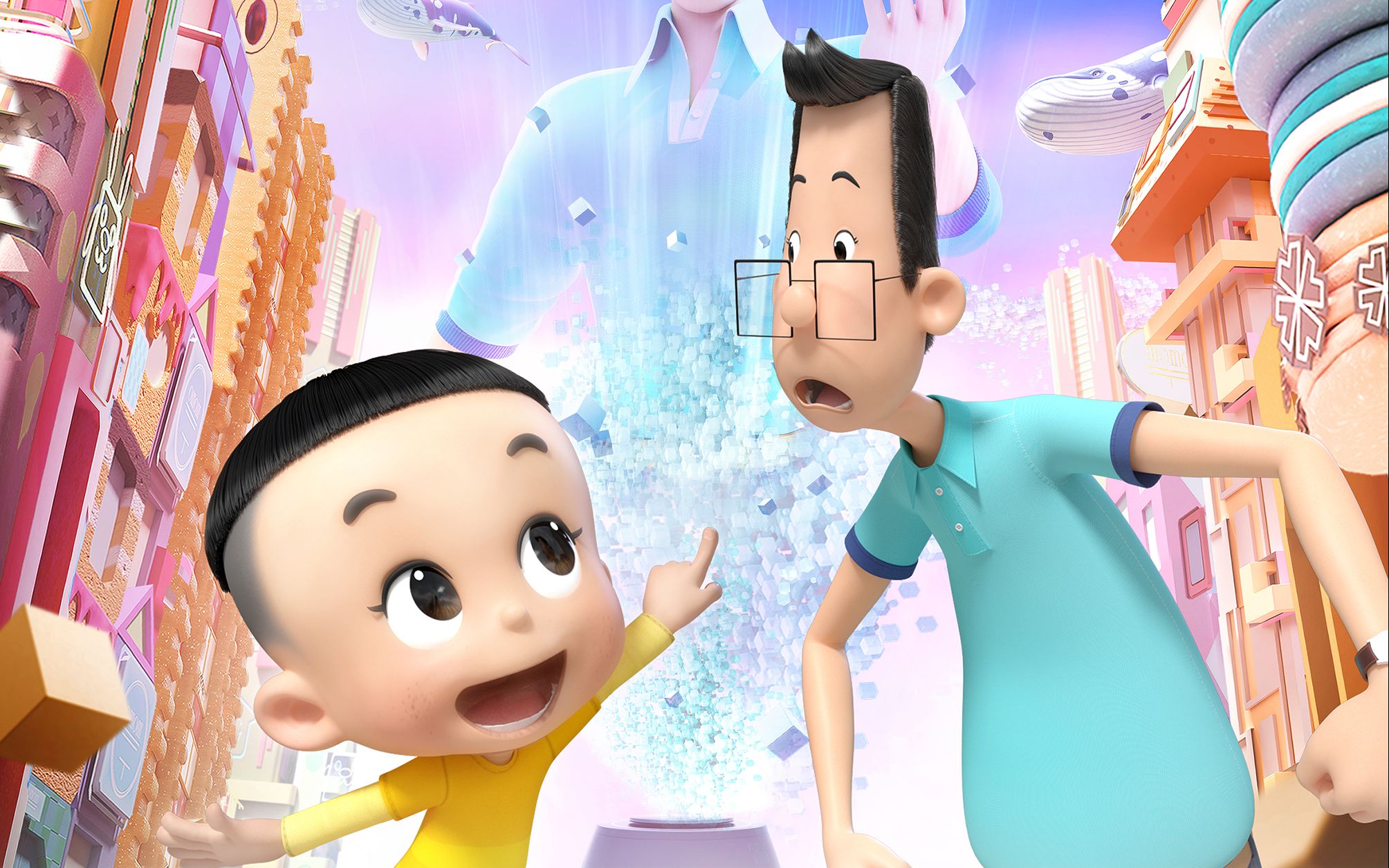 鞠萍董浩配音《新大头儿子4》，经典画面回顾再现