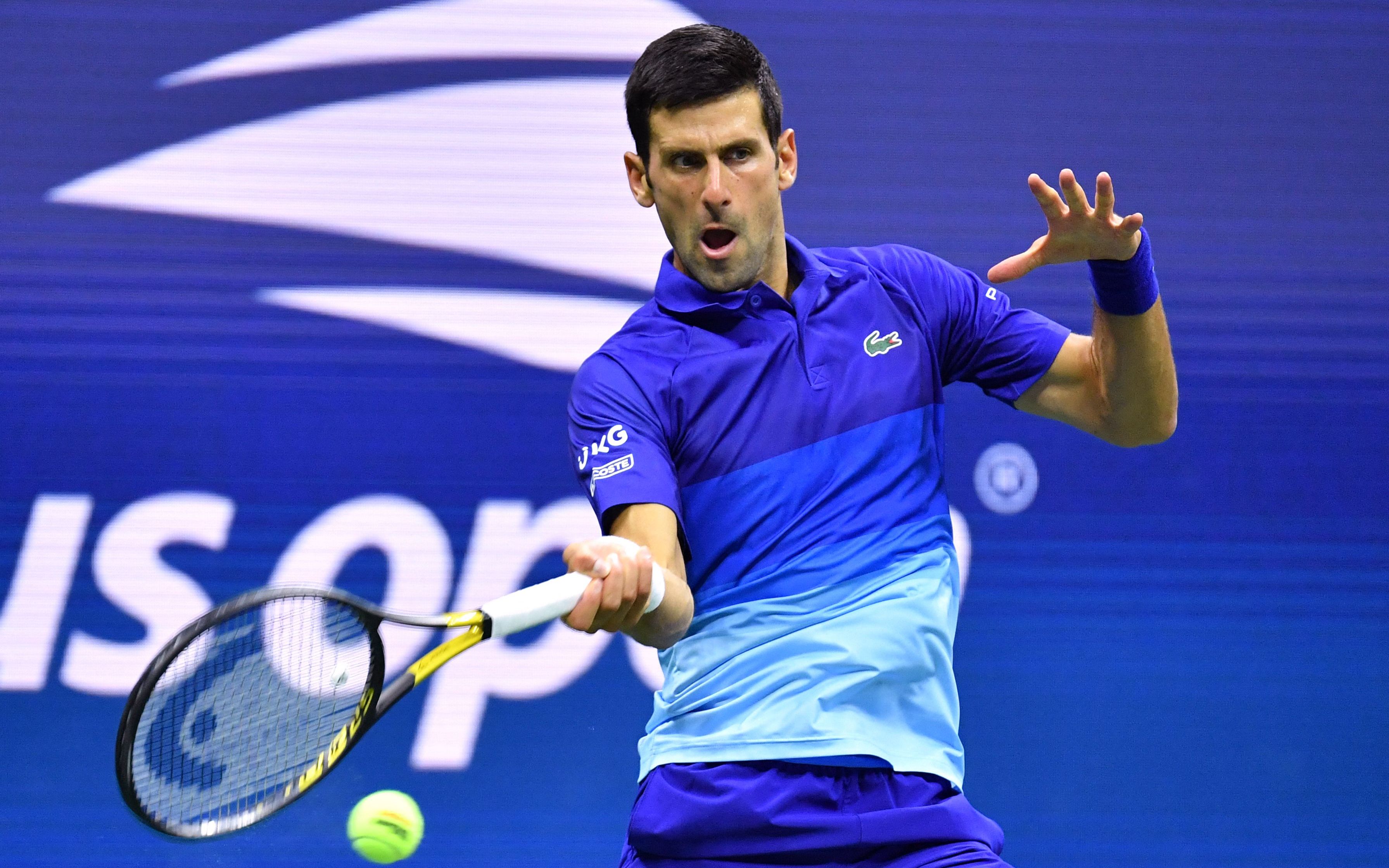 美网首轮,德约科维奇战胜18岁小将鲁内.图/新华社