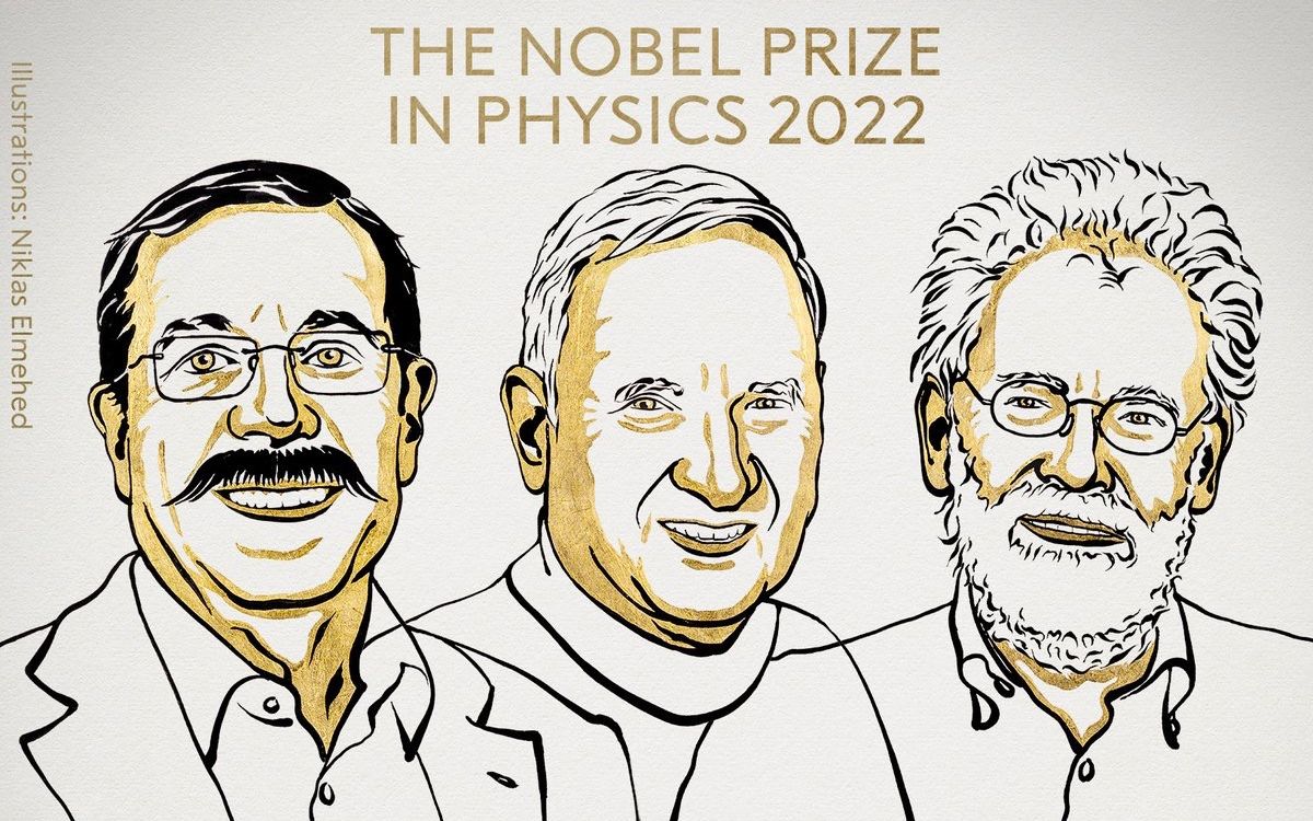 诺贝尔物理学奖揭晓：法国、美国、奥地利三国科学家共同获奖