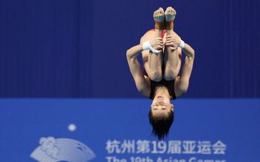 全红婵、陈芋汐分获杭州亚运会跳水女子10米台冠亚军