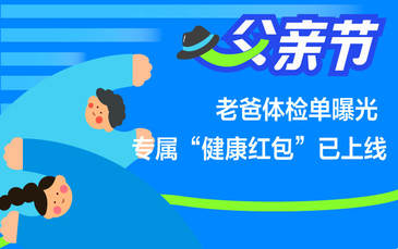 父親節(jié) | 老爸體檢單曝光 專屬“健康紅包”已上線