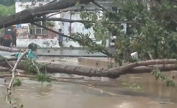 北京密云強降雨引發(fā)洪水和山體滑坡，受災人員已被轉移安置