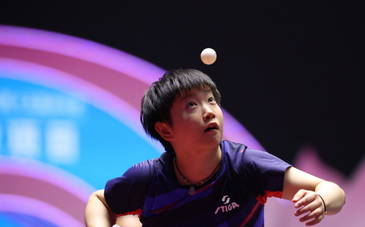 十五运乒乓球女单四强出炉：孙颖莎对阵朱雨玲 陈梦对阵王曼昱