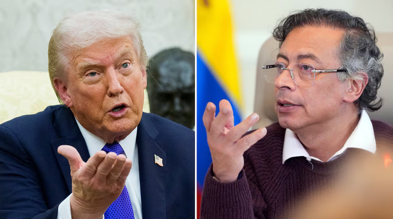 美总统特朗普与哥伦比亚总统佩特罗通电话 通话持续15分钟 — 新京报