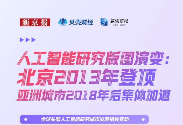 数读丨近十年AI科研论文数全球居首 北京加速释放科研红利