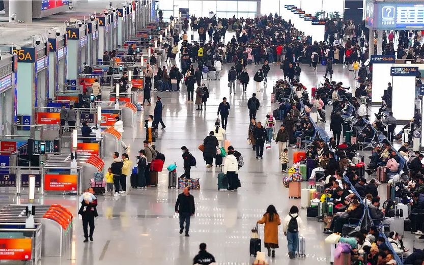 今年春运预计跨区域人员流动量达95亿人次，创历史新高