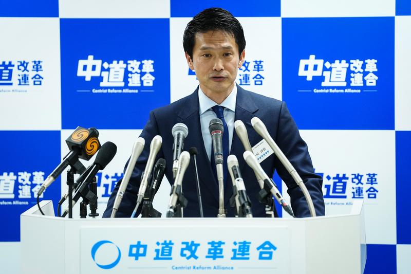 小川淳也当选日本“中道改革联合”新任党代表