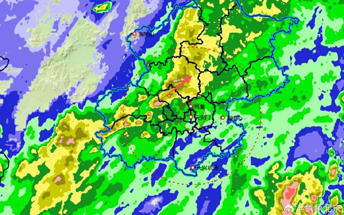 北京已有226个气象站累计降水量达暴雨量级