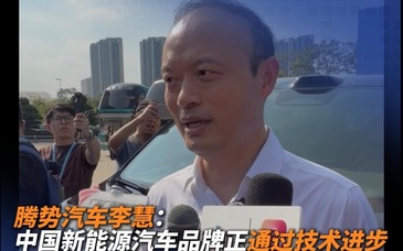 腾势汽车李慧：中国新能源汽车品牌正通过技术进步和品牌跃升实现新的发展