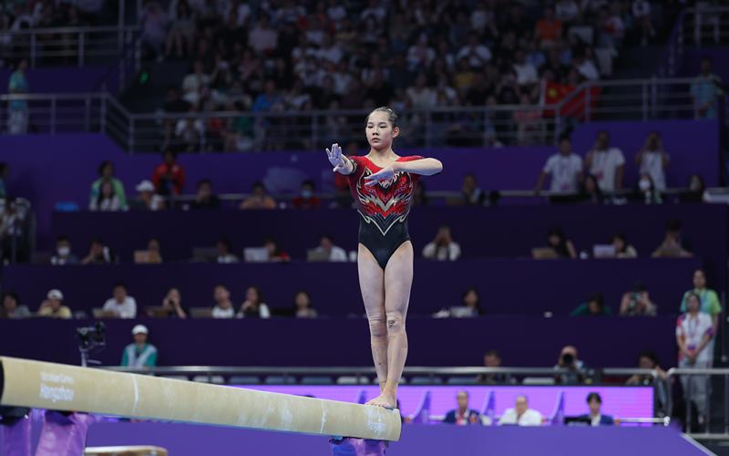 唐茜靖自动克制“发育关”，亚运会扮好“宿将”脚色 — 新京报