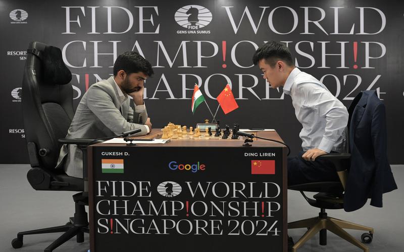 近4小时激战很安妥，国象世冠赛丁立人再收平手 — 新京报