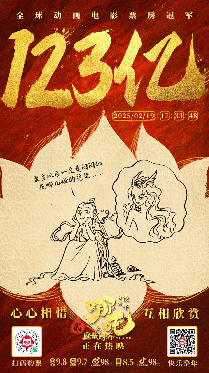 停止所有对于外采访，《哪吒》创作团队展现了罕有昏迷