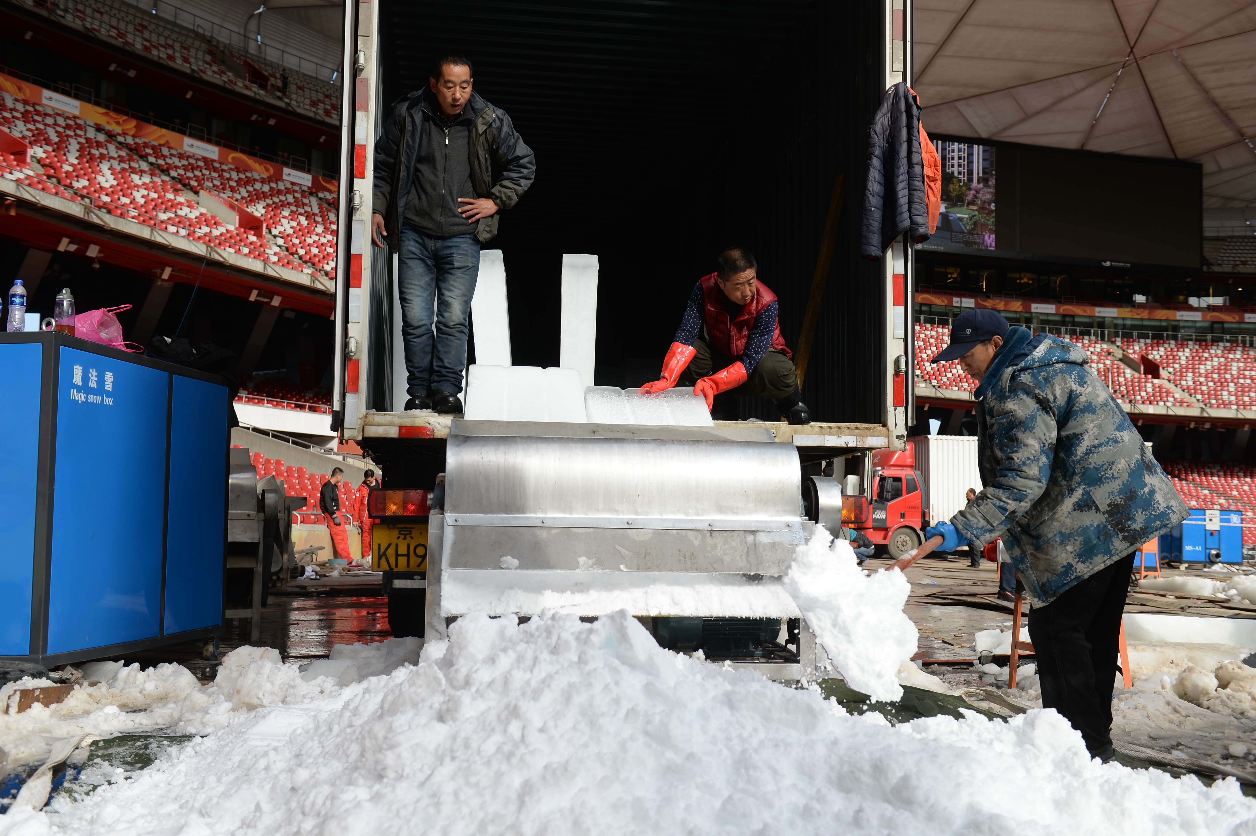 4天就建好单板滑雪大跳台赛道,这项黑科技是啥?
