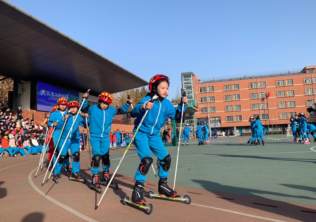 齐广璞领衔冰雪进校园活动走进史家小学