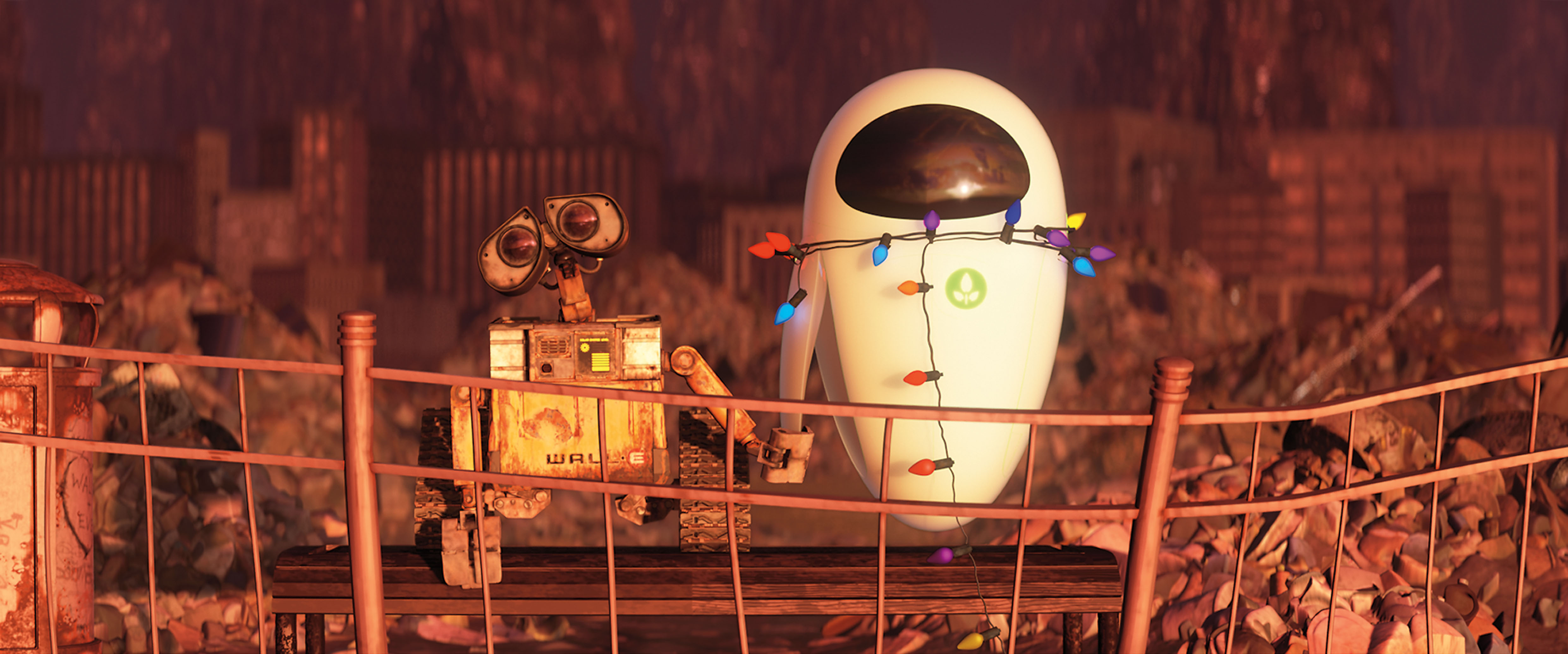 《机器人总动员(wall·e 2008,也译为"机器人瓦力"等)画面.