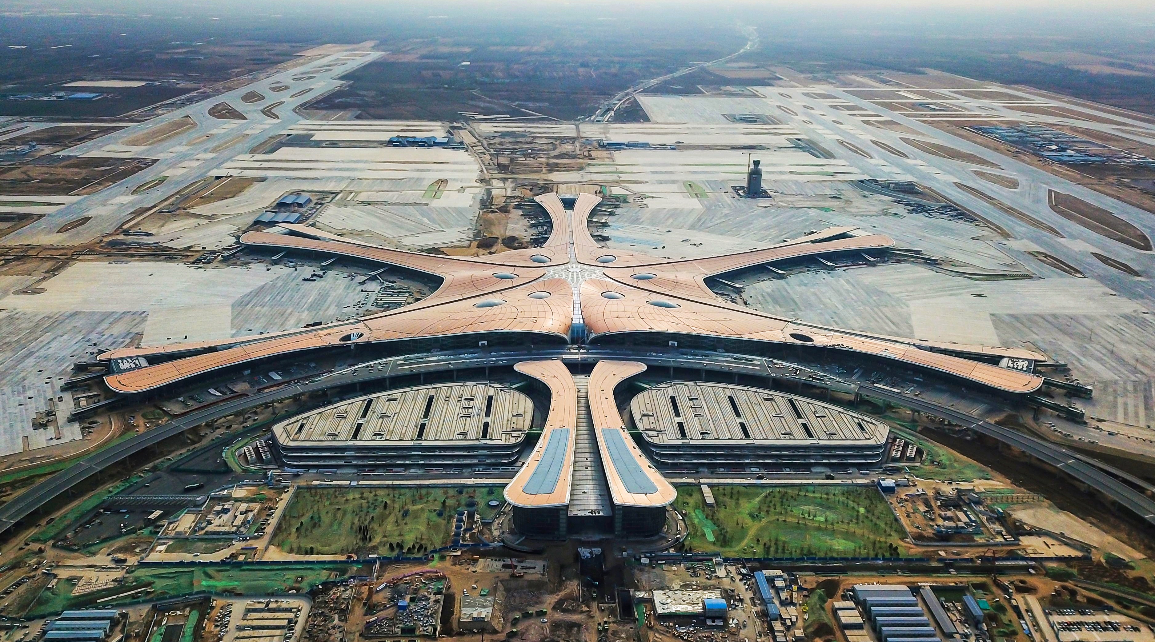 2018年12月26日,航拍北京大兴国际机场 新京报记者 王飞 摄