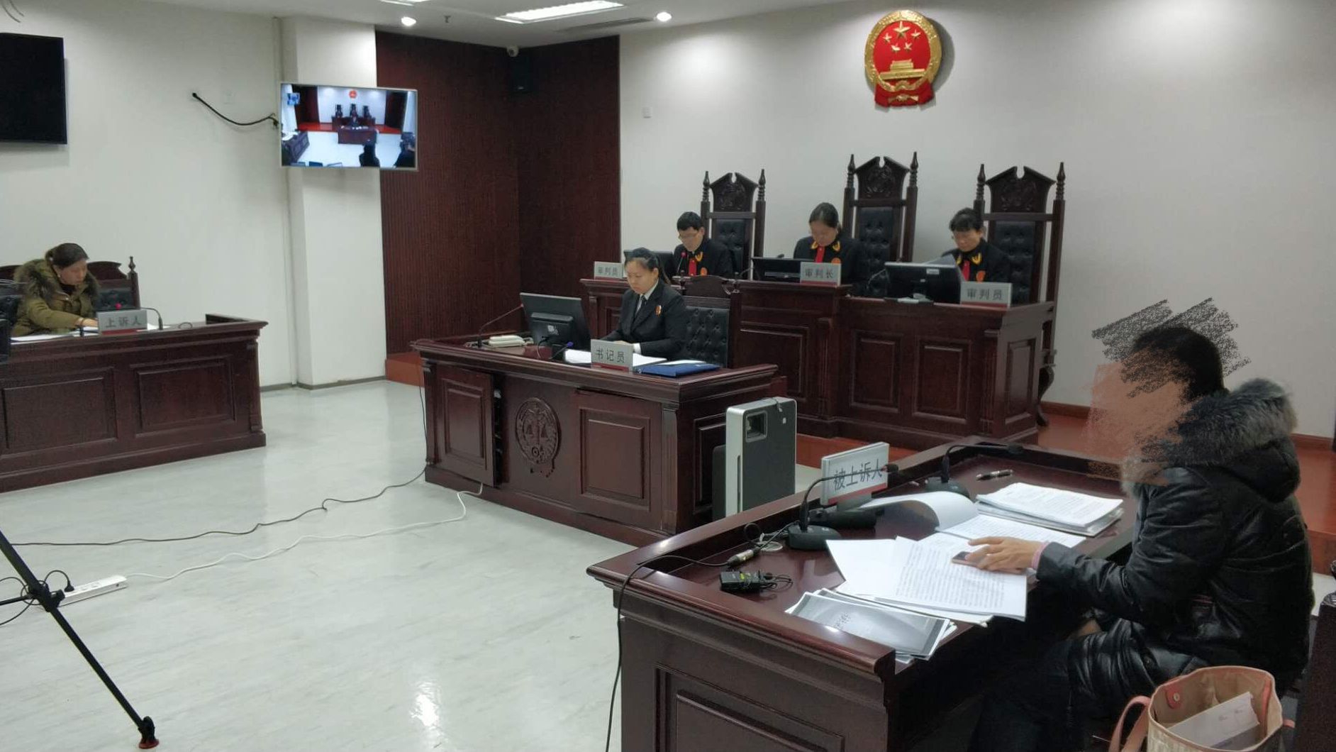 图为今日庭审现场。新京报记者 刘洋 摄