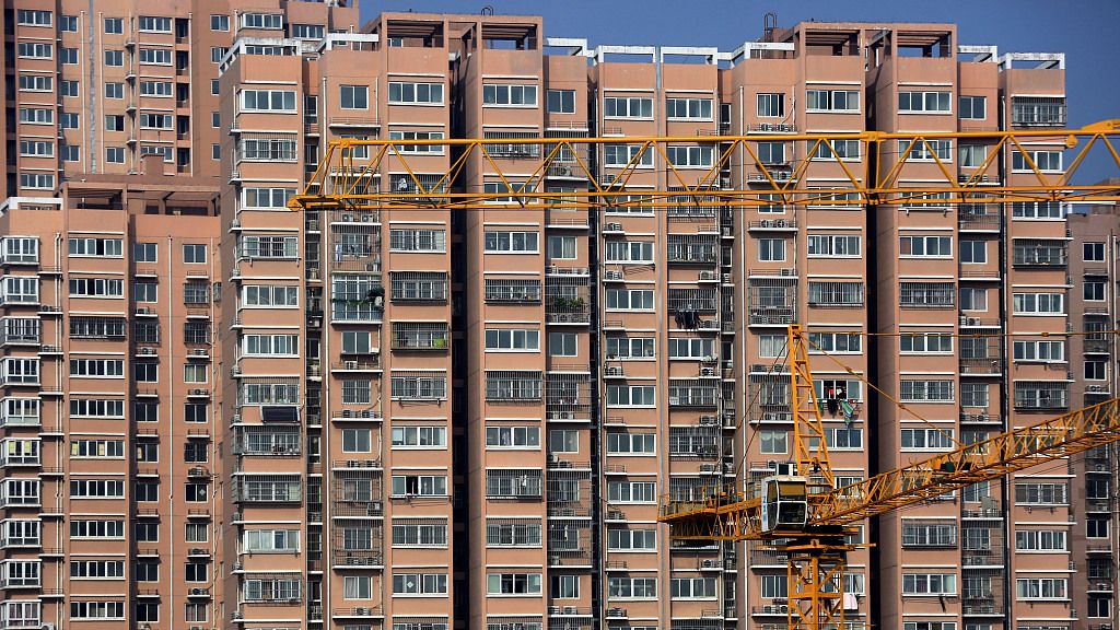 2018年12月1日,江苏省淮安市一处房地产住宅楼盘。