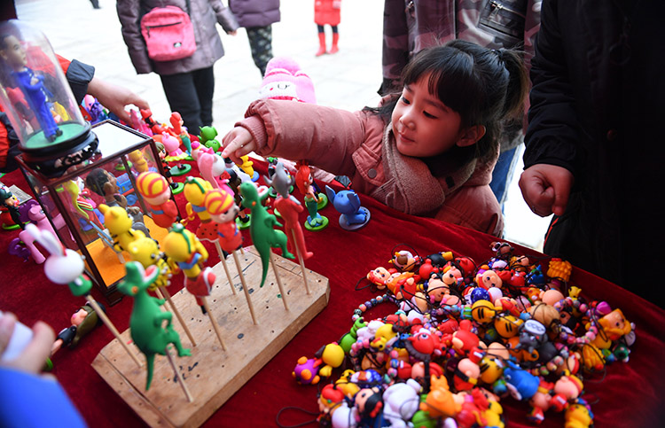 顺义社区庙会热闹小车会耍叉见真功