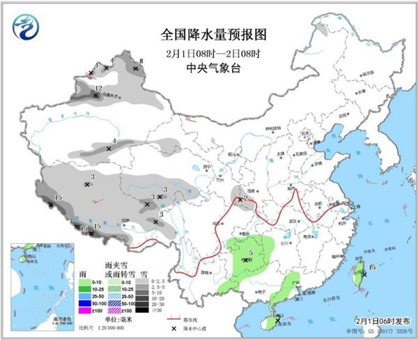 节前气温多波动  中东部快速回暖 新疆西藏等地有降雪