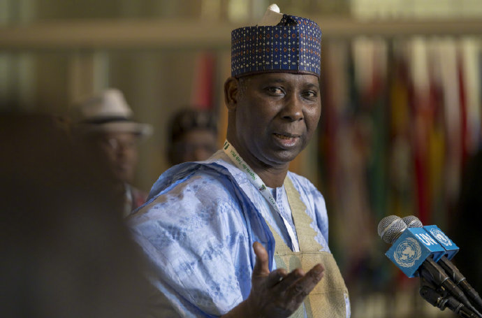 尼日利亚常驻联合国代表当选第74届联合国大