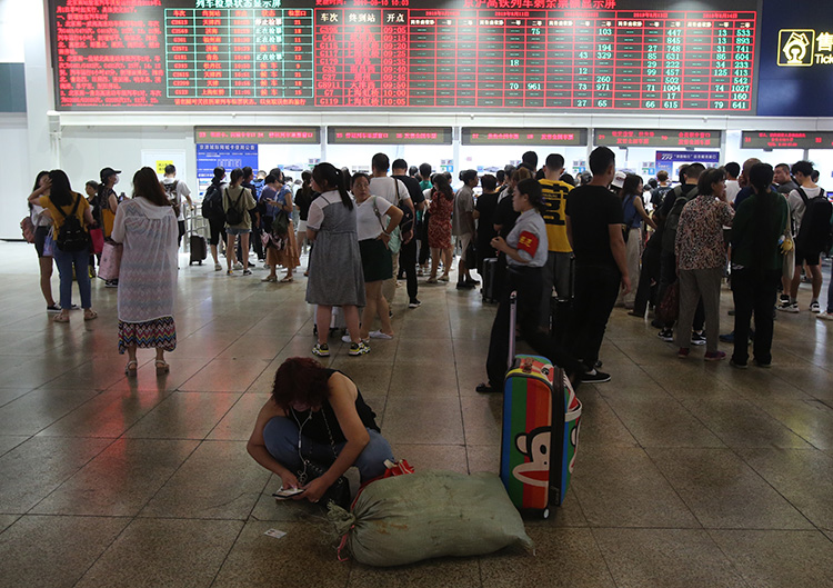 受台风“利奇马”影响
