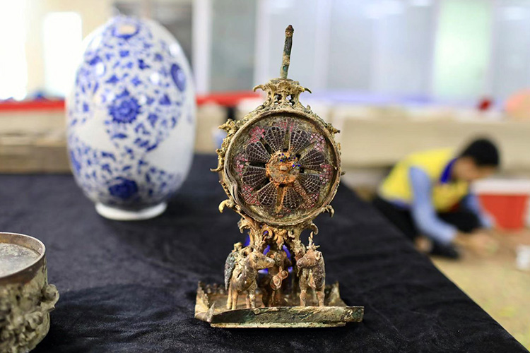 圆明园修复11件文物涵盖清三代瓷器组图