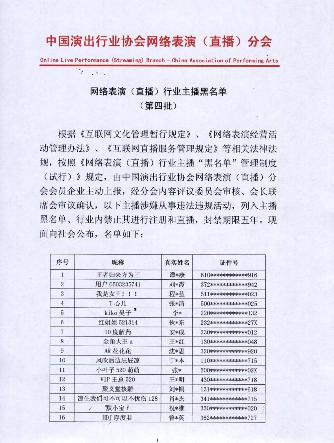 主播如对被列入“黑名单”有异议的，可在20个工作日内向分会秘书处提出申诉。