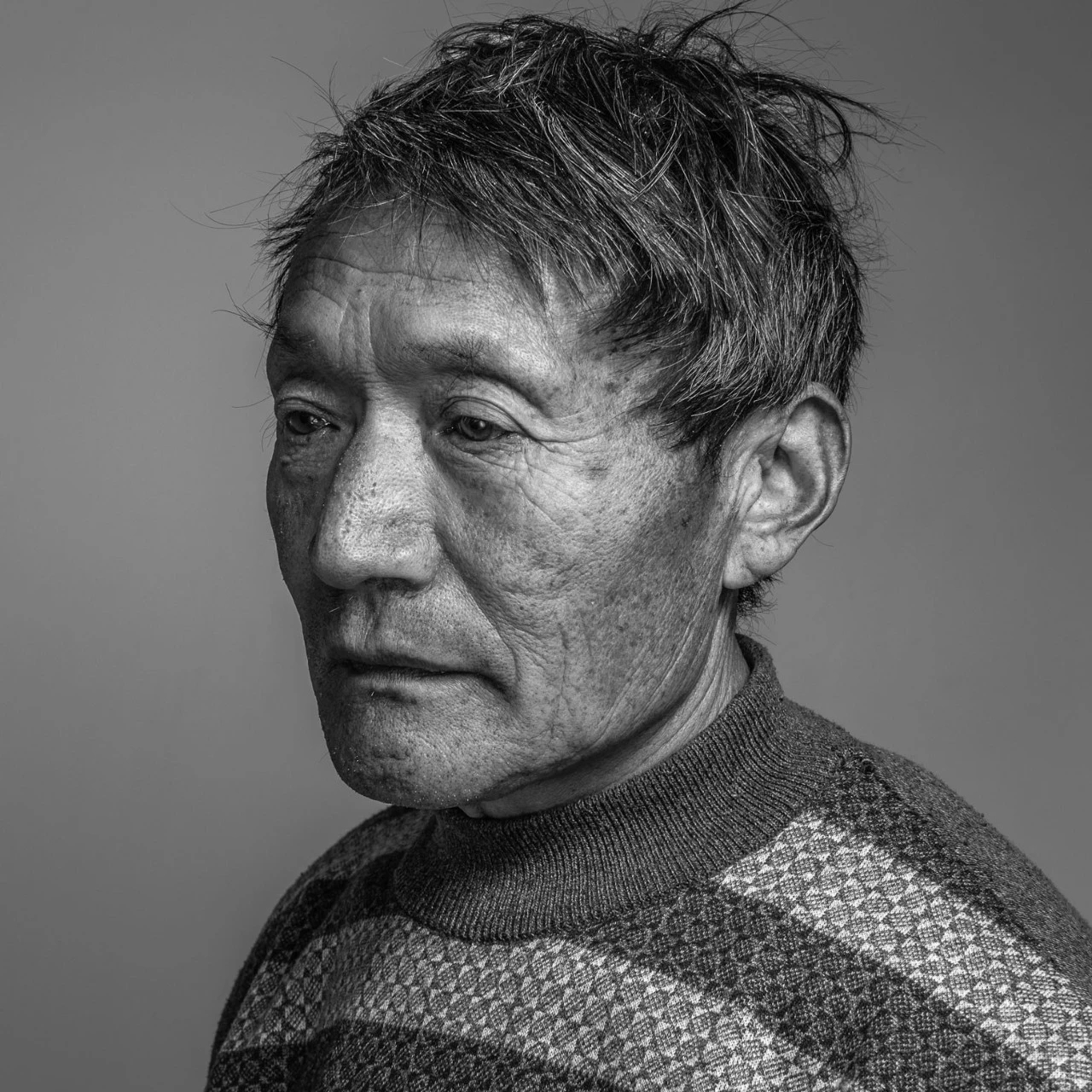 患者肖像,老农.