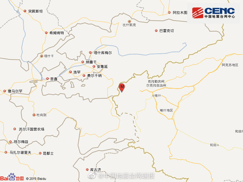乌恰县区域地图图片