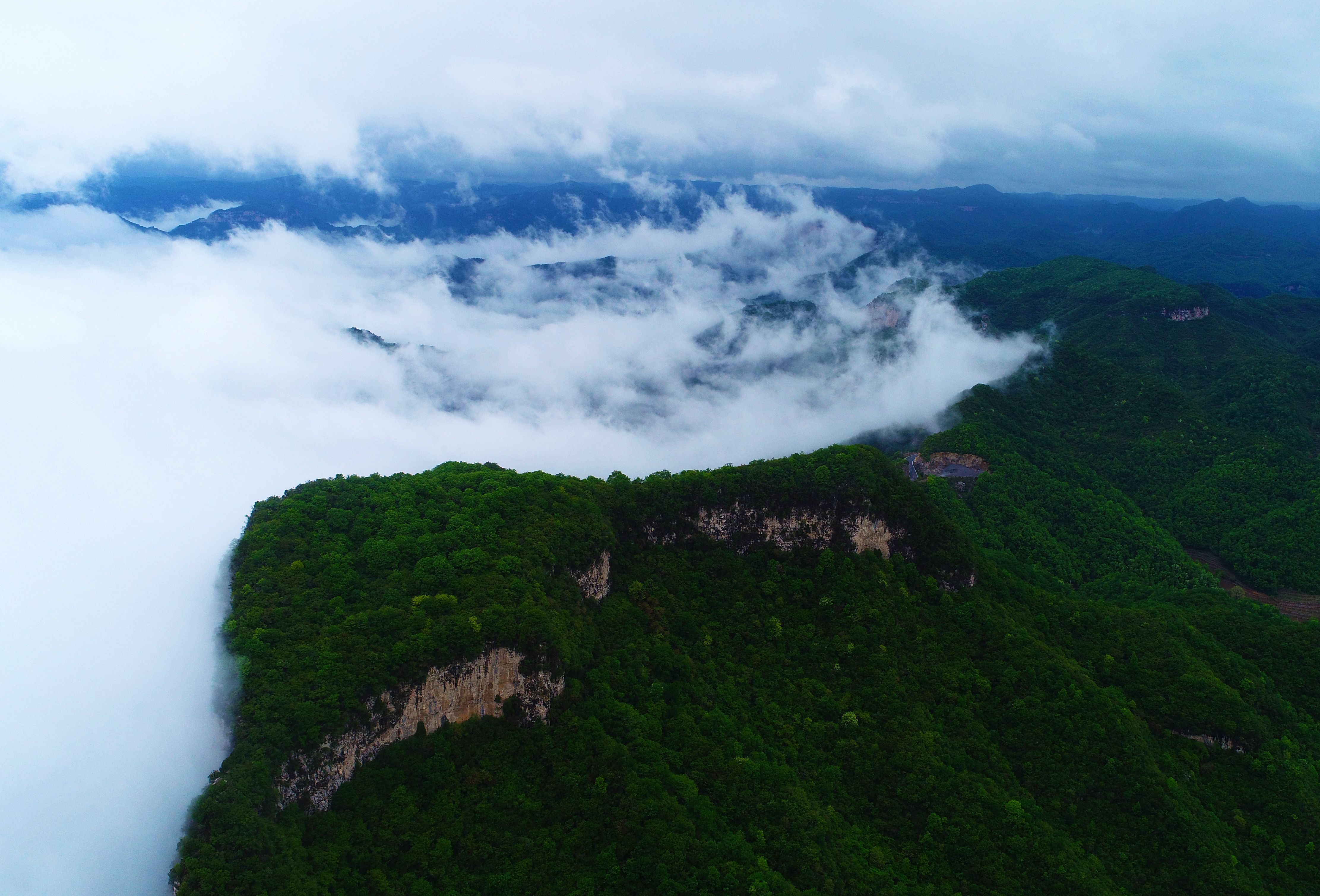 云台山风景区全景图片