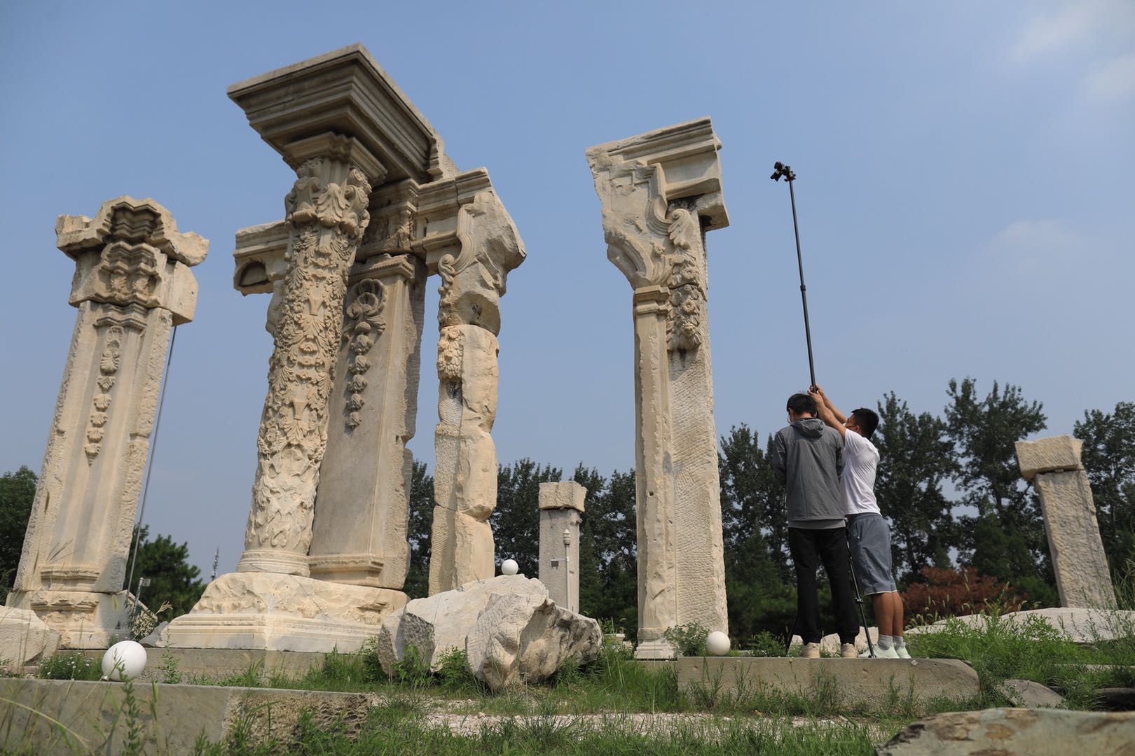 他们把圆明园历史文物数字化了，以后可以“云游”大水法