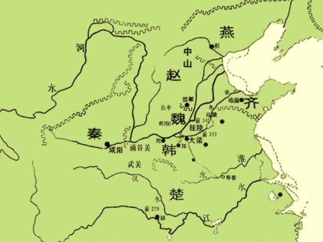 古代战国韩国地图图片