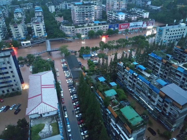 暴雨一夜 乐山启动I级防汛应急响应