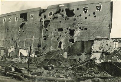 历史镜头中的淞沪会战