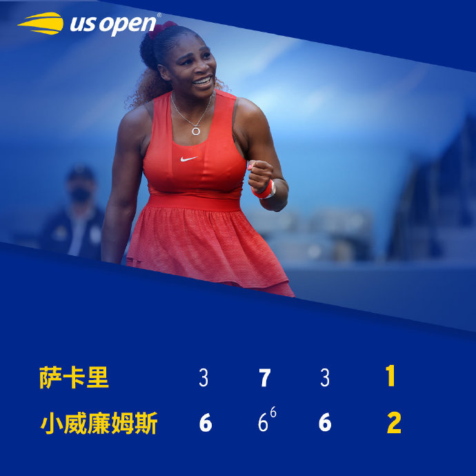 小威艰难晋级，美网8强赛首迎妈妈选手对决