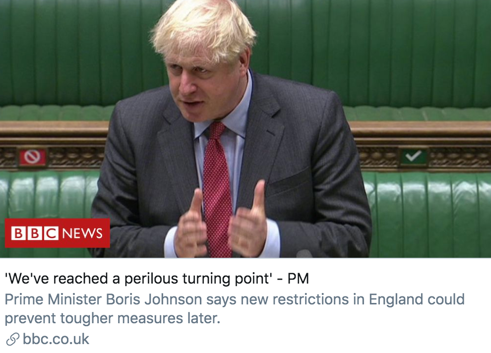 单日新增病例7天翻一倍，英国疫情正面临“危险转折点”